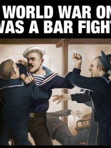 The Story Of World War One Cleverly Retold As a Bar Fight