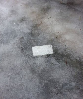Iphone in Ice
