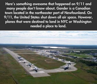 September 11th, 2001, Gander, Canada