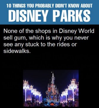 Interesting Facts About Disney Parks