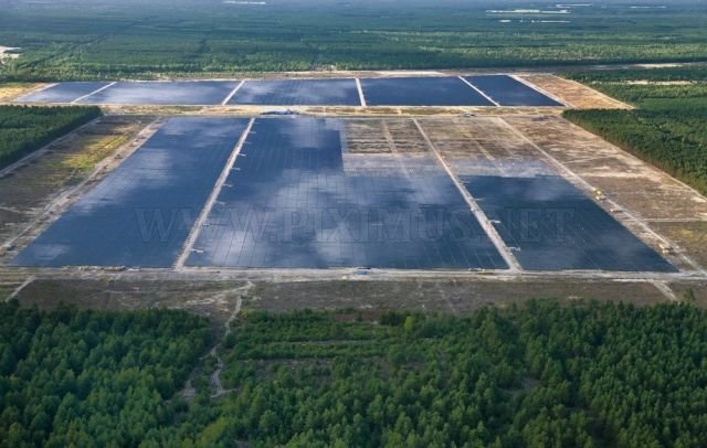 Solarpark Lieberose, a Solar Power Plant in Germany