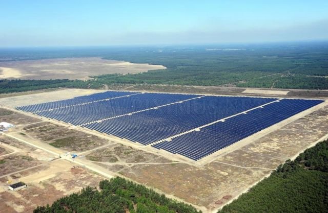 Solarpark Lieberose, a Solar Power Plant in Germany