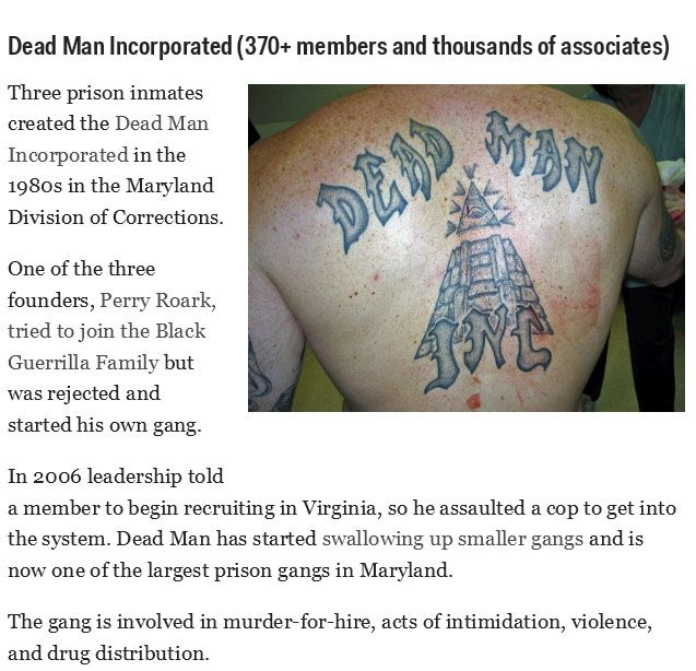 The Most Powerful Prison Gangs in the USA