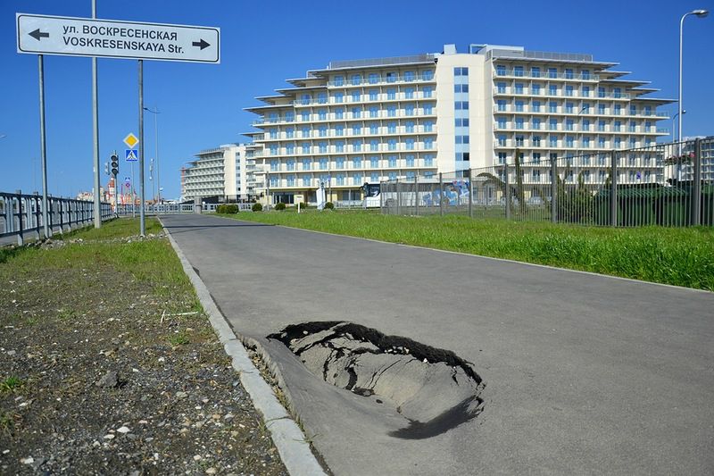 Abandoned Olympic village in Sochi