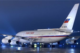 The aircraft of the Russian president Vladimir Putin