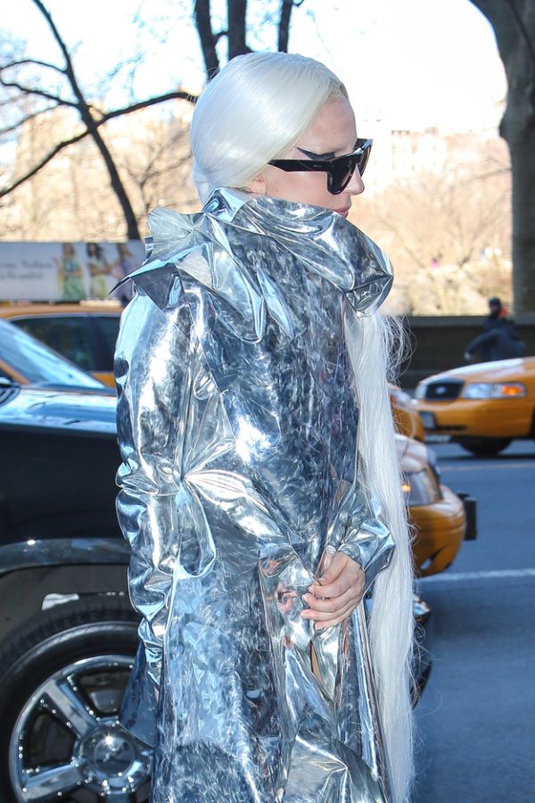 Lady Gaga Wraps Herself | Celebrities