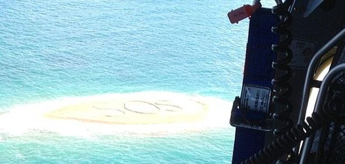 These People Built A Giant SOS And It Saved Their Lives