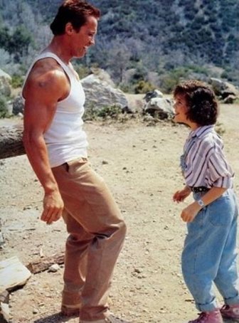 Arnold Schwarzenegger and Alyssa Milano Then & Now