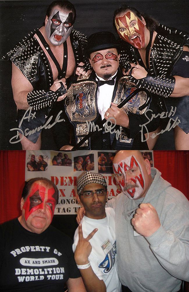 Pro Wrestlers Back In The Day And Today