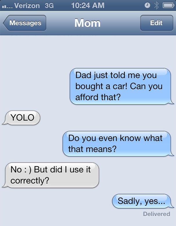 Why Your Parents Should Never Be Allowed To Text
