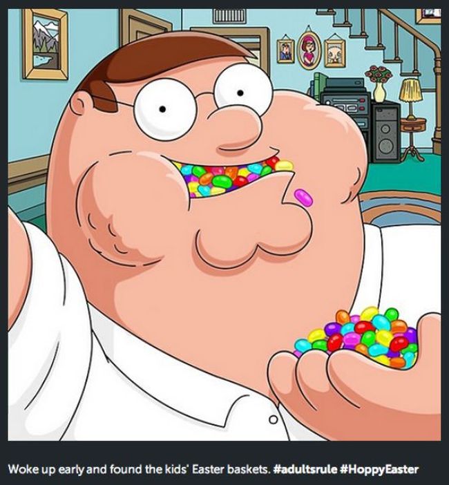 Peter Griffin Is The Coolest Person On Instagram