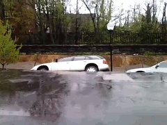 Baltimore Road Collapses And Takes Cars With It