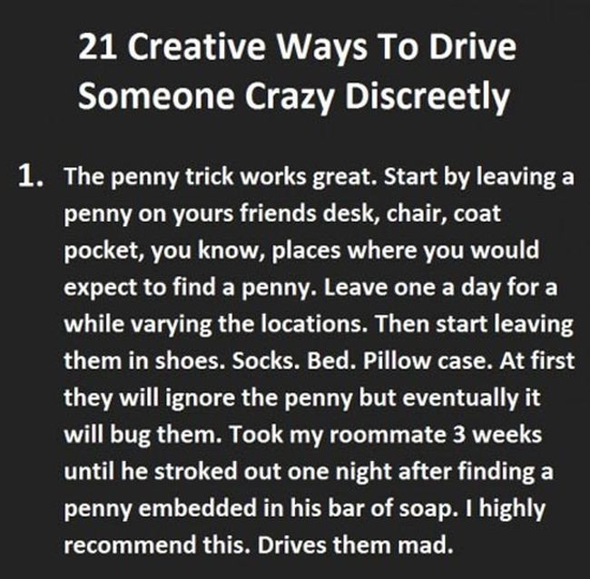 The Most Discreet Ways To Drive Someone Crazy