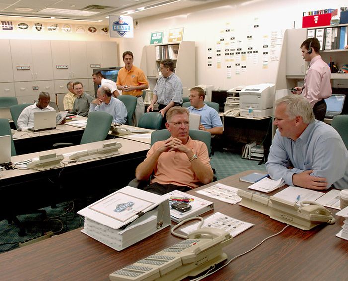 Get An Inside Look At The NFL Draft War Rooms
