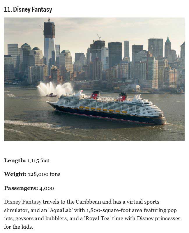 The Coolest And Biggest Cruise Ships On The Planet