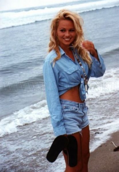 Pamela Anderson in his youth