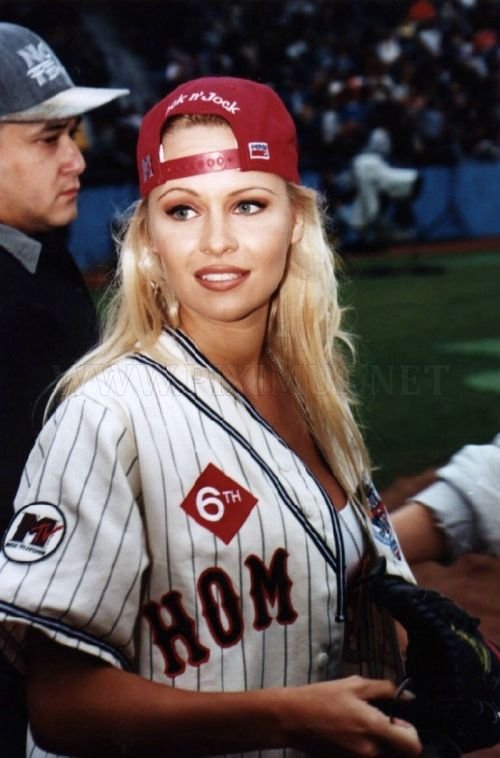 Pamela Anderson in his youth
