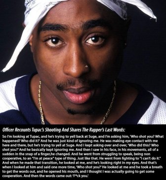 These Were Tupac's Last Words Before He Died
