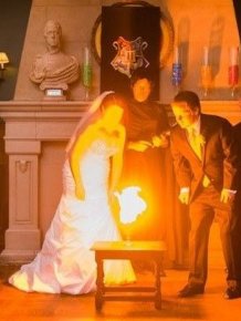 This Harry Potter Theme Wedding Is Magical