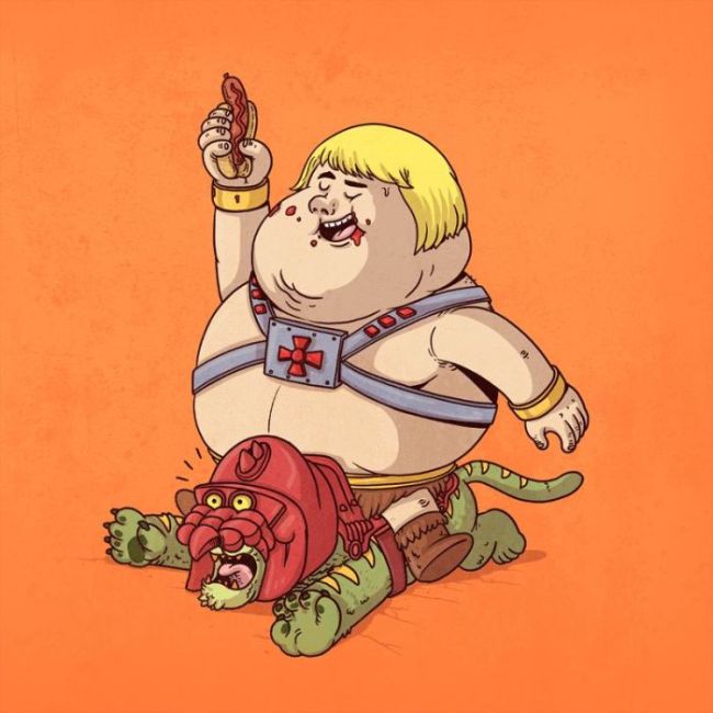 Your Favorite Characters Have Packed On A Few Pounds