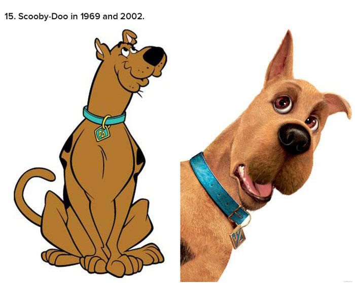 These Cartoon Characters Have Come A Long Way