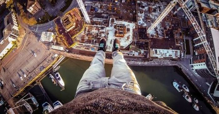 Terrifying Selfies From The World's Highest Places