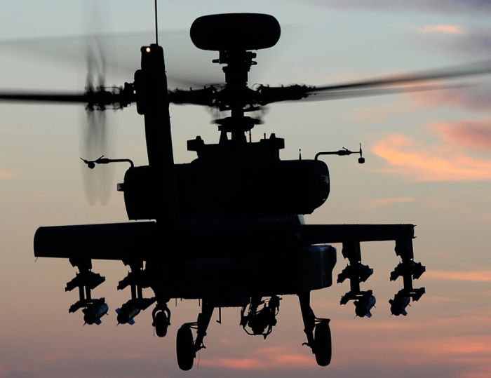 Apache Helicopters Look Epic In The Sunset