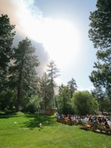 A Wedding Photo Shoot In A Wildfire