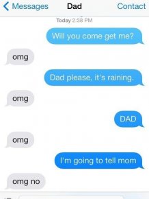 Dads Take Texting To A Whole New Level