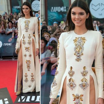 Kendall Jenner Shows Off Legs In Provocative Dress