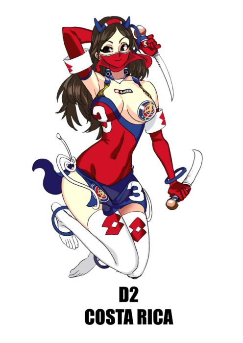 Anime Mascots For Your Favorite World Cup Teams