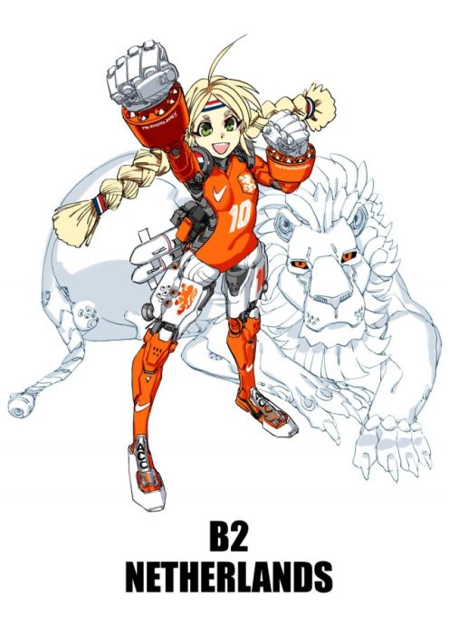 Anime Mascots For Your Favorite World Cup Teams
