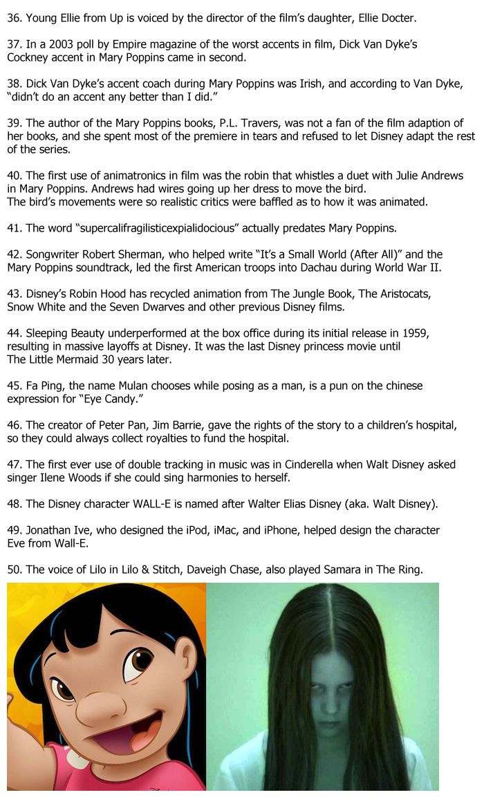 Amazing Facts You Didn't Know About Disney Movies