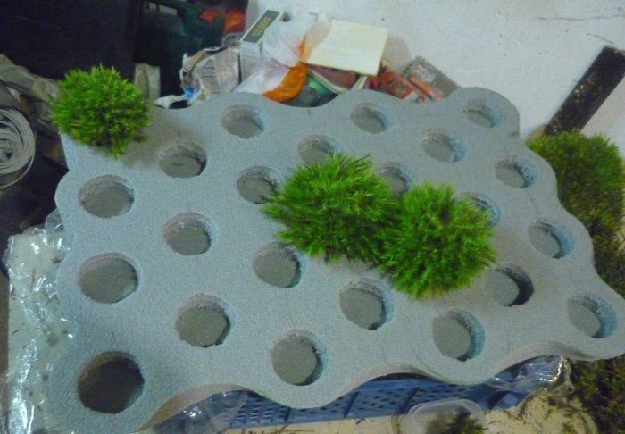 Homemade Grass Bath Mat