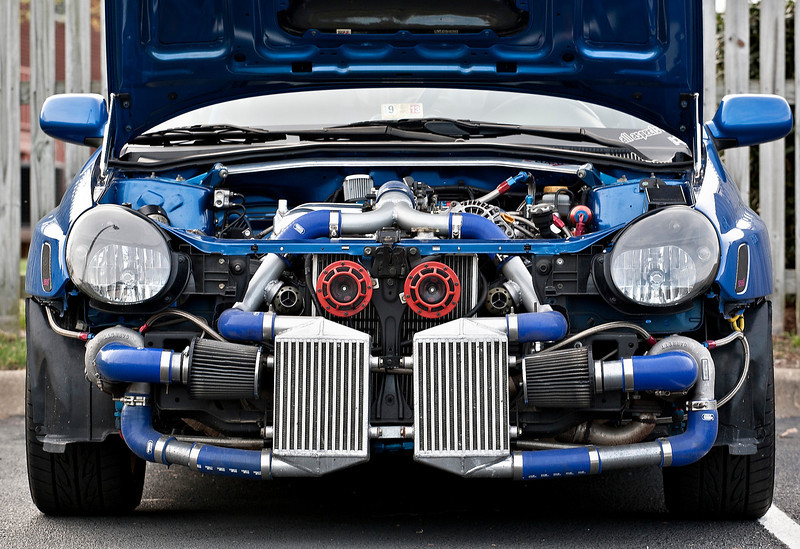Twin turbo engines