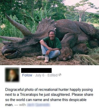 Steven Spielberg Is Hunting Triceratops