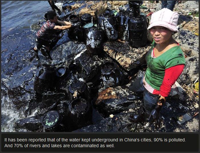 Disgusting Filthy Water In China