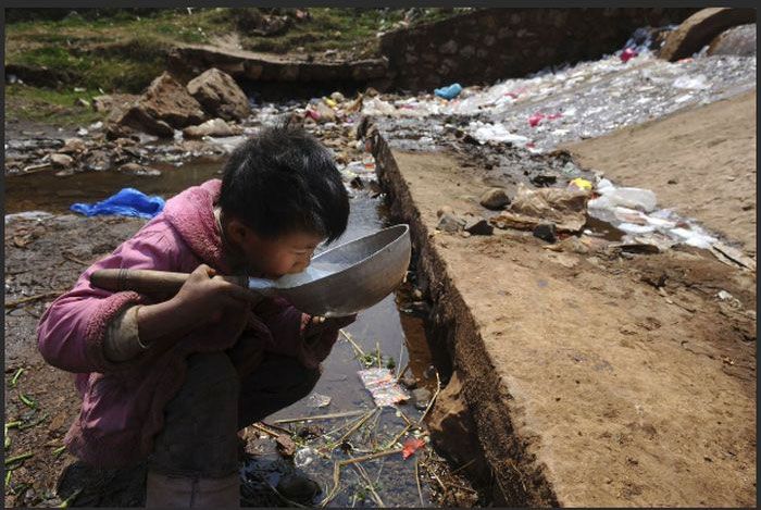 Disgusting Filthy Water In China