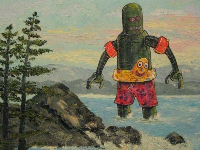 Popular Characters Make Old Paintings Much Cooler