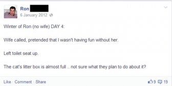 Life Without The Wife On Facebook