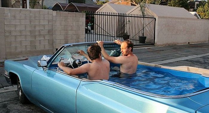 1969 Cadillac Converted Into A Mobile Hot Tub