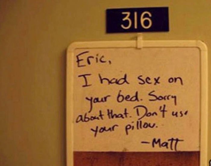 These Notes Sum Up Life With Roommates