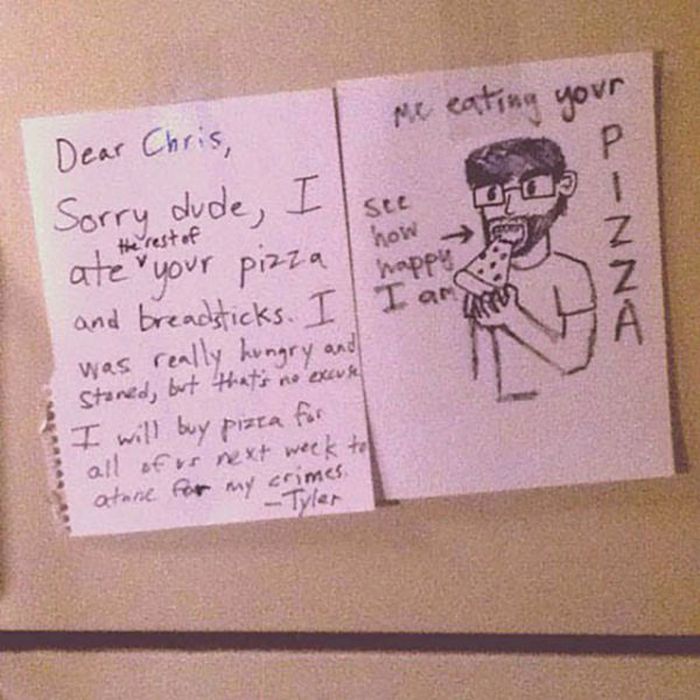 These Notes Sum Up Life With Roommates