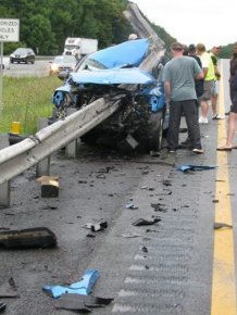 Horrific Car Wreck