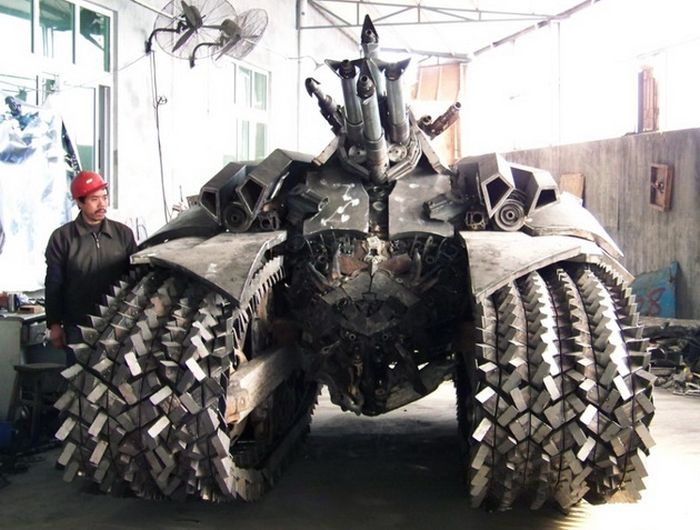 Transformers Fan Builds An Epic Megatron Tank