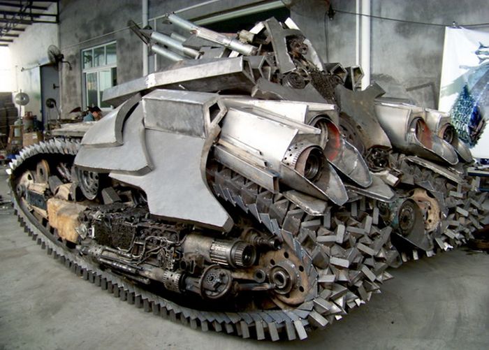Transformers Fan Builds An Epic Megatron Tank