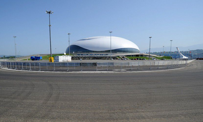 Sochi Formula 1 Circuit two months before the first Grand Prix of Russia