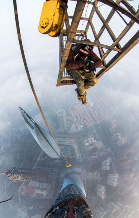 Urban Climbers Take Pictures From High Places