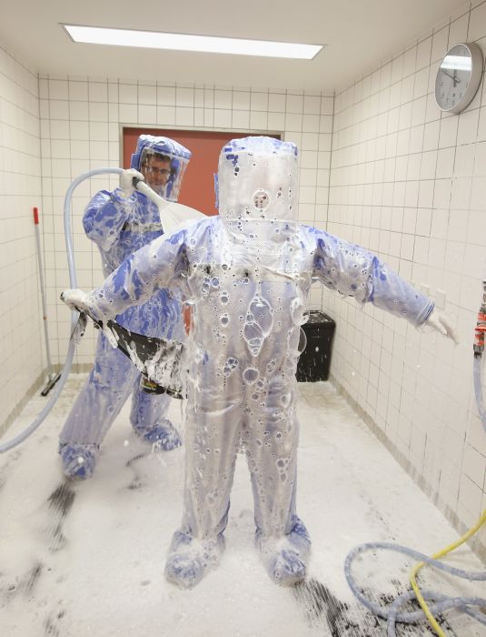 Inside The Ebola Isoloation Ward