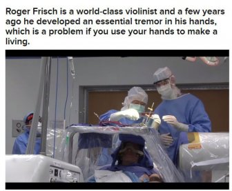 Man Plays Violin During His Own Brain Surgery